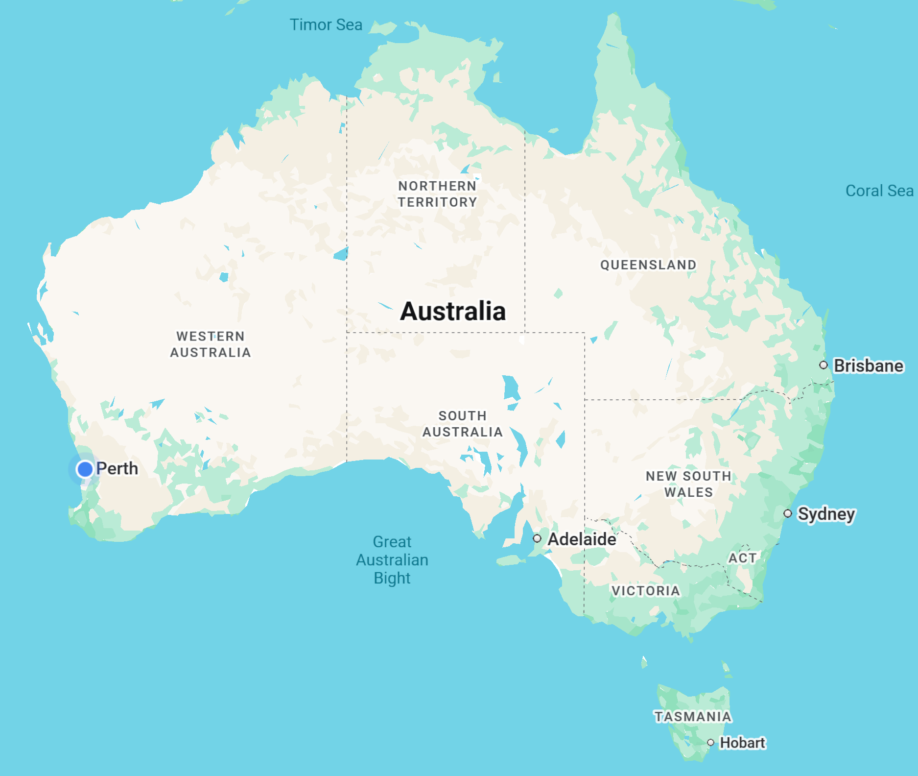 Australia Map